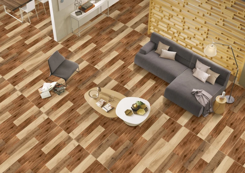 Πλακάκι Γρανίτης Δαπέδου Beach Wood 60x120 Ματ Carving Rectified