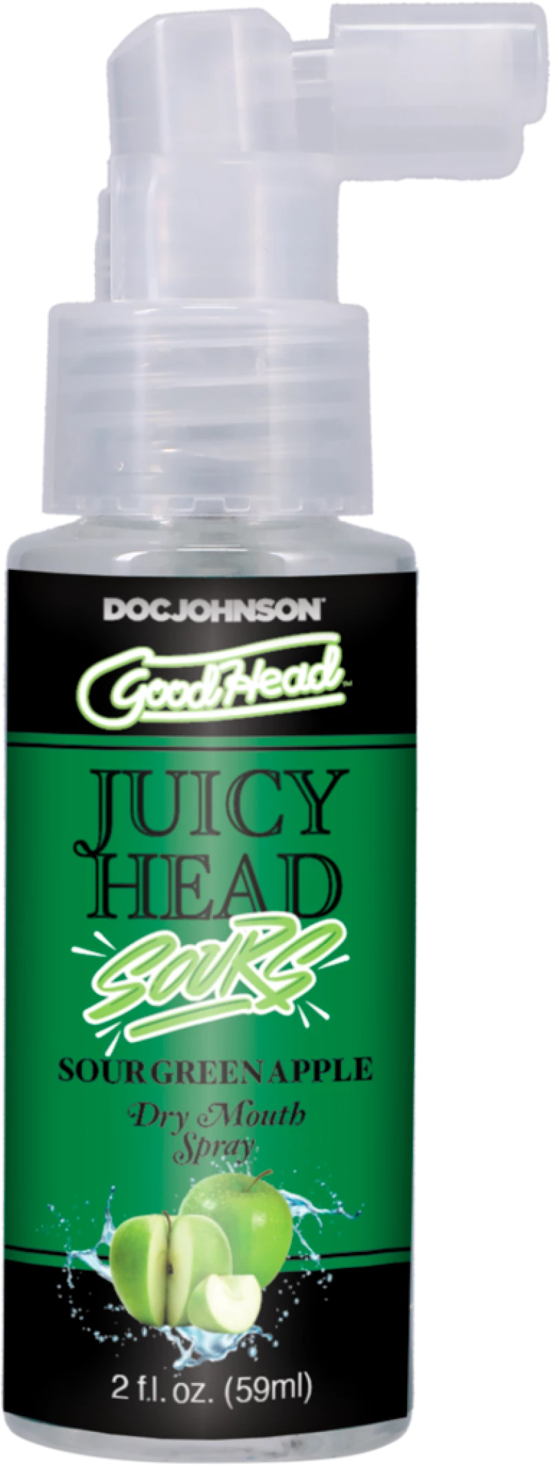 Juicy Head - Dry Mouth Spray - Sour Green Apple - 2 fl oz / 60 ml
