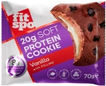Fit Spo Soft Protein Cookie | with 8g Collagen & No Added Sugar [70 Γραμμάρια] Βανίλια