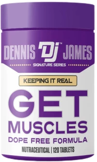 Dennis James Signature Series Get Muscle | with Creatine, Arginine & Tribulus [120 Ταμπλέτες]