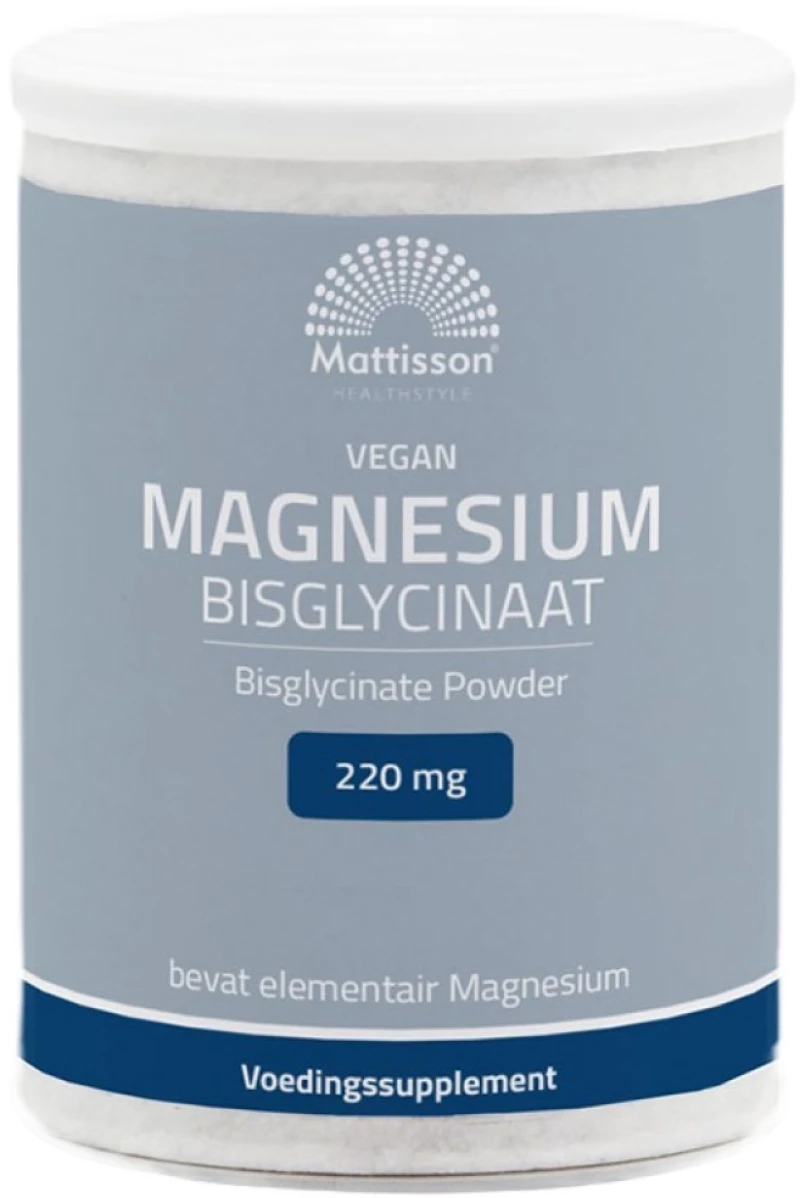 Mattisson Healthstyle Vegan Magnesium Bisglycinate Powder [250 Γραμμάρια]