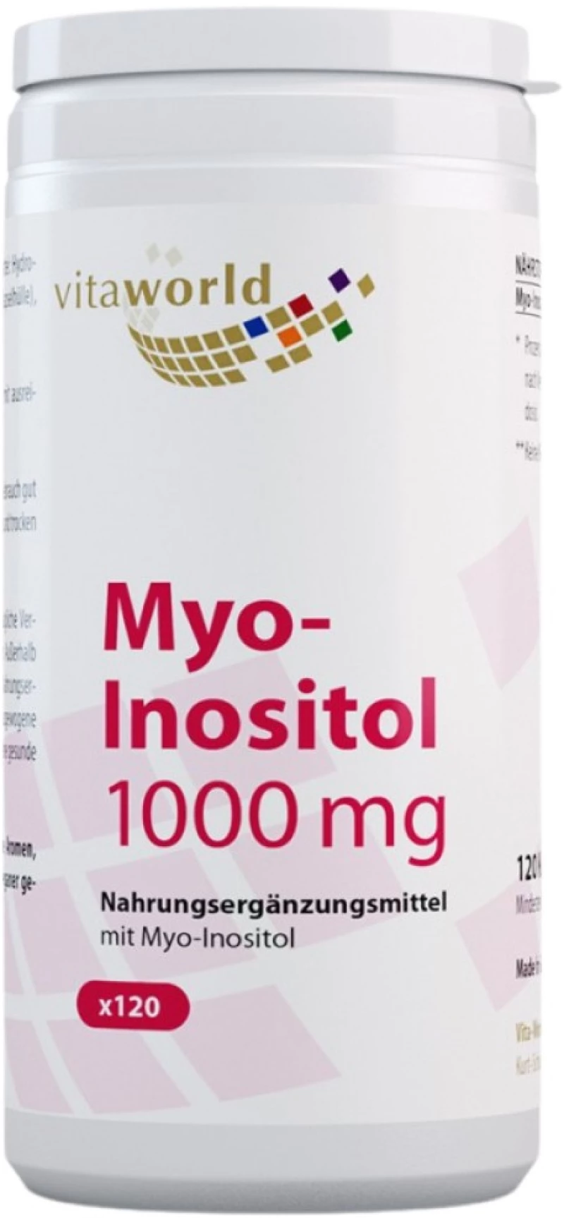 VitaWorld Myo-inositol 1000 mg [120 Κάψουλες]