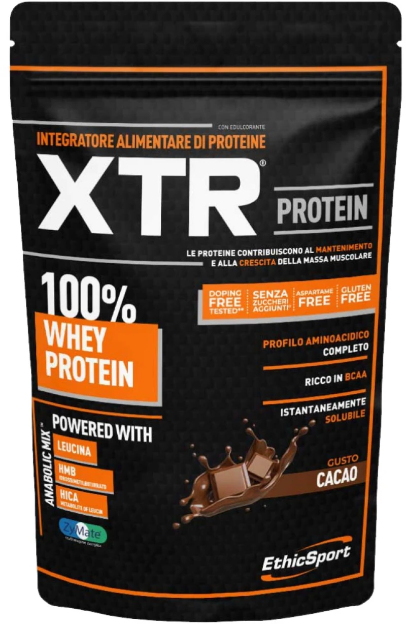 EthicSport XTR 100% Whey | with AnabolicMix & ZyMate [900 Γραμμάρια] Κακάο