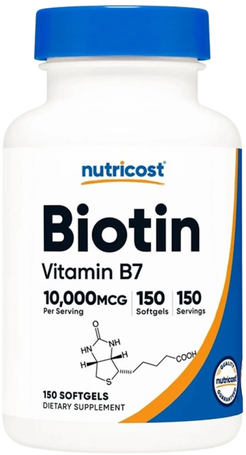 Nutricost Biotin 10 000 mcg [150 Κάψουλες]