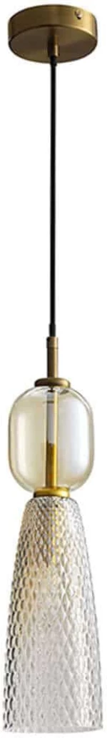 Φωτιστικό Οροφής 23008 Φ11x42cm 1xE14 40W Brass