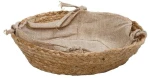 Καλάθι Ψωμιού AMN101 24x7cm Natural-Beige Espiel Βαμβάκι,Jute