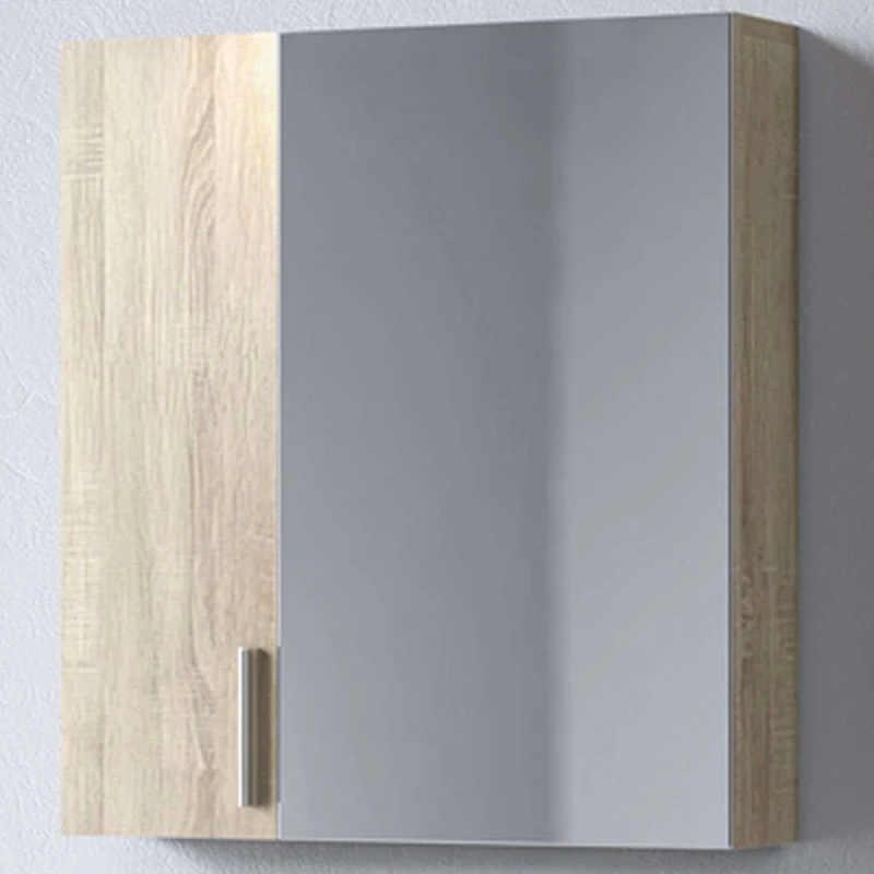 Καθρέπτης Μπάνιου Με Ντουλάπι Siena 3MSI065SN0W 60x14x65cm Sonoma Μελαμίνη