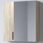 Καθρέπτης Μπάνιου Με Ντουλάπι Siena 3MSI065SN0W 60x14x65cm Sonoma Μελαμίνη