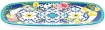 Πιατέλα Σερβιρίσματος Flower & Lemon 28190952 39,5x16,5x2,5cm Multi Guzzini Μελαμίνη