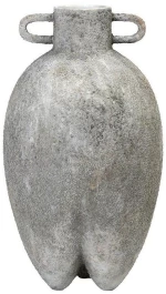 Βάζο 21,2x21,2x37cm Grey Espiel Κεραμικό