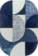 Χαλί Matrix 74 Oval Indigo Asiatic London 200X300cm