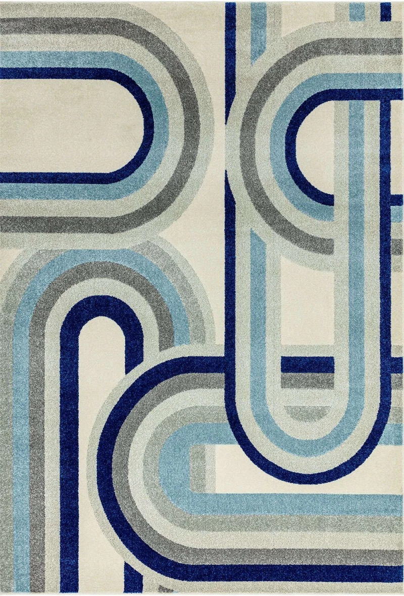 Χαλί Nova Retro NV30 Blue Asiatic London 160X230cm