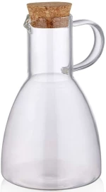 Δοχείο Λαδιού 280TMA1961 9x9x17cm 400ml Clear Hermia Γυαλί