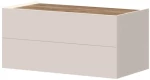 Έπιπλο Τηλεόρασης Επιτοίχιο Spike Mini 162734159 90x47x37cm Natural-Beige