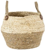Καλάθι Διακοσμητικό Andros 20317 Φ29x30cm Beige GloboStar Grass