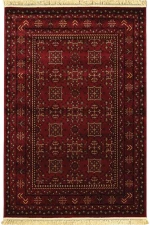 Χαλί Persia 315 Burgundy Με Κρόσσι New Plan 200X290cm