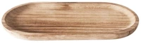 Πιατέλα Σερβιρίσματος Οβάλ Paulownia 00.07.75540 44x19x3cm Natural Ξύλο