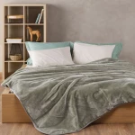 Κουβέρτα Notte 2310 Olive Kentia Υπέρδιπλο 220x240cm Πολυέστερ