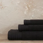 Πετσέτα Feel Fresh Total Black Nima Προσώπου 50x100cm 100% Βαμβάκι