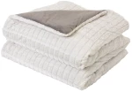 Κουβερτοπάπλωμα Weave Cream Nima Μονό 160x220cm Πολυέστερ