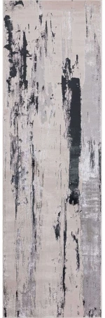Χαλί Aurora AU10 Glacier Silver-Black Asiatic London 80X150cm