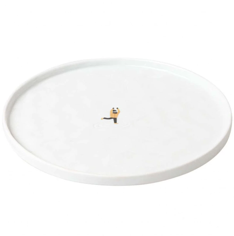 Πιάτο Ρηχό Ice Scating RD0092533 Φ22x1,2cm Multi-White Raeder Πορσελάνη