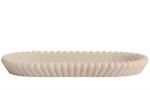 Δίσκος Μπάνιου Stripes AH-BA24512 25x13x2cm Beige Andrea House Πολυρεσίνη