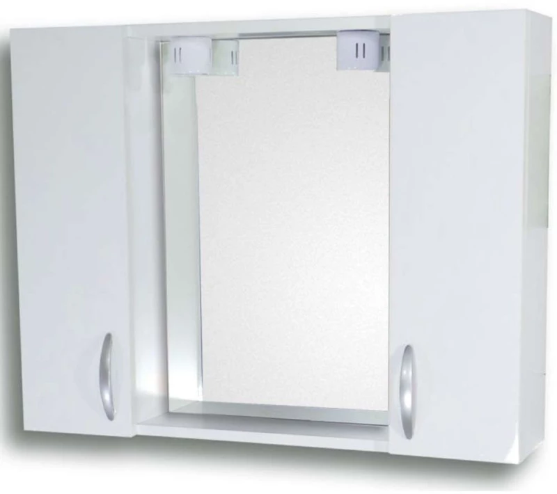 Καθρέπτης Μπάνιου Με Ντουλάπι Sany 58-0960 II 77x15,5x57cm White Gloria PVC