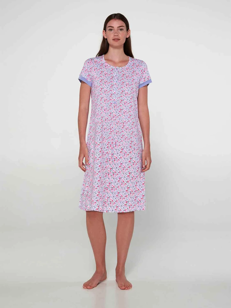 ΝΥΧΤΙΚΟ ΒΑΜΒΑΚΕΡΟ ΜΕ ΠΑΤΙΛΕΤΑ VAMP S24-20273 325 - BLUE LAVENDER