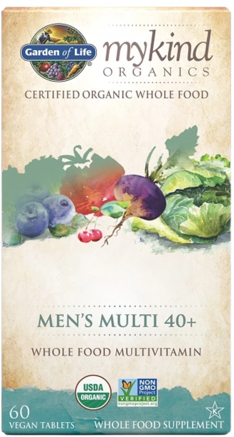 Garden Of Life Mykind Organics | Men's Multi 40+ [60 Ταμπλέτες]