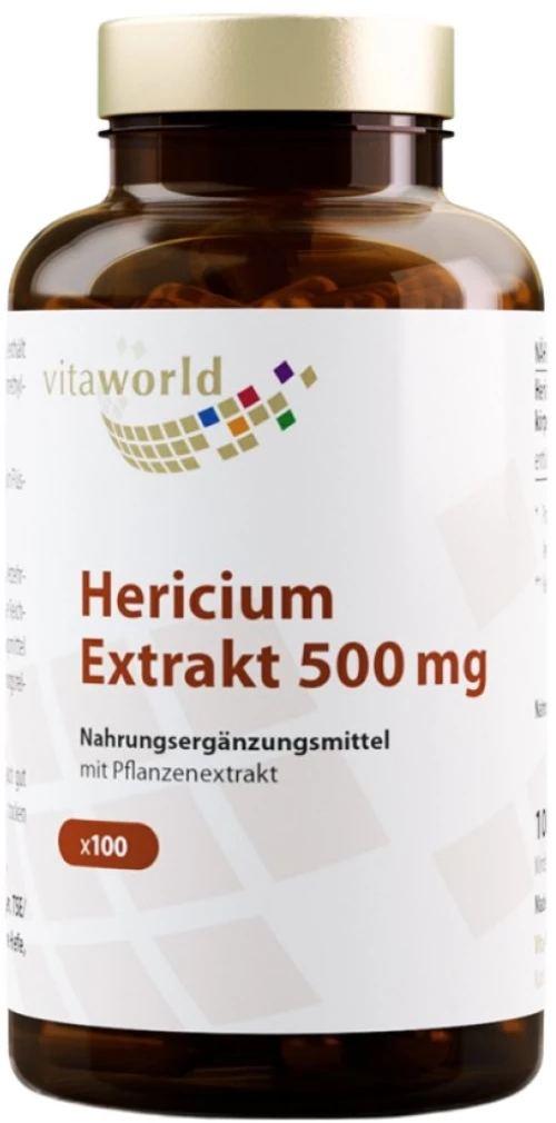VitaWorld Hericium extrakt 500 mg [100 Κάψουλες]
