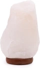 Φωτιστικό από Αλάτι Ιμαλαΐων Λευκό σε σχήμα Βράχου Crystal Rock Himalayan Salt Lamp 20cm