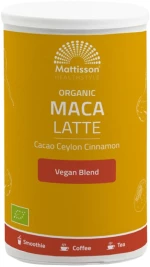 Mattisson Healthstyle Organic Maca Latte | with Cocoa & Ceylon Cinnamon [160 Γραμμάρια]