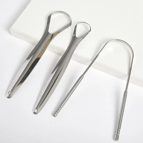 Set Ξύστρες Γλώσσας Stainless Steel Cleaning Tongue Tools, 3τμχ