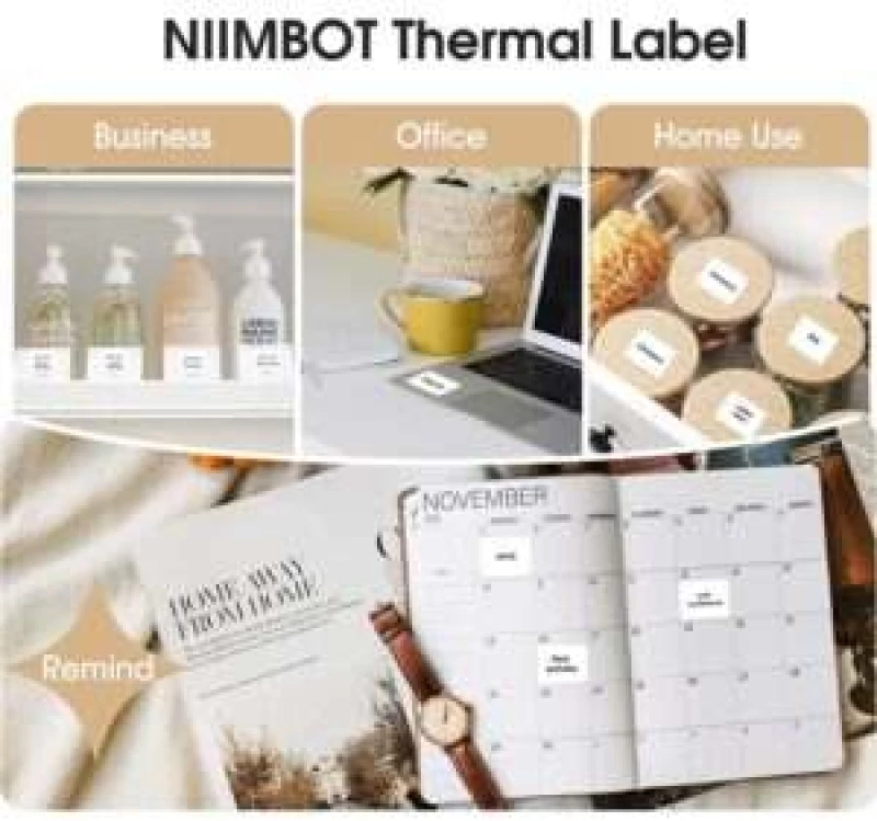 NIIMBOT THERMAL LABEL PAPER 41*41-175 MILK POWDER FOG