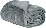 Κουβερτοπάπλωμα sherpa μονό γκρι 160x220cm Das Home 1179