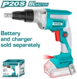 TOTAL Κατσαβίδι γυψοσανίδας μπαταρίας Li-ion 20V SOLO (TDSLI2042006)