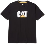 T-shirt Μαύρο CAT L TM Logo 1510305