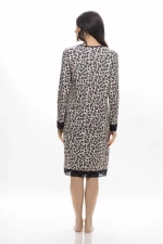 Γυναικείο νυχτικό Galaxy - Animal print - Midi - Regular Fit - Cotton