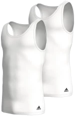 Ανδρικό φανελάκι Adidas -Λευκό - Αμάνικο - 2 pack - Regular Fit - Cotton