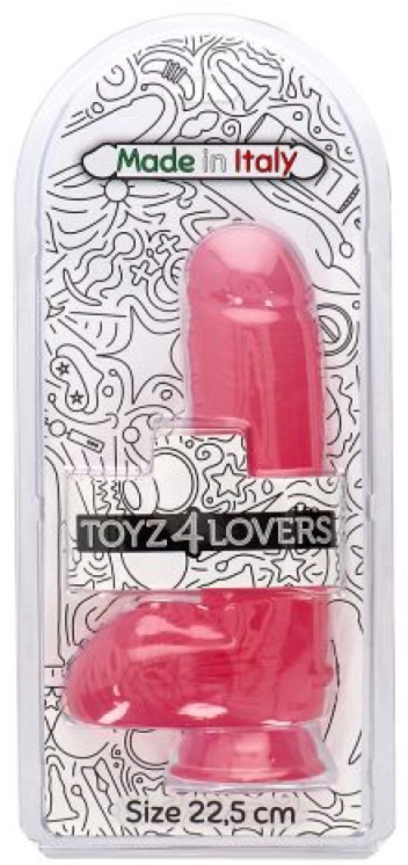 Ulisse Transparent pink Dildo