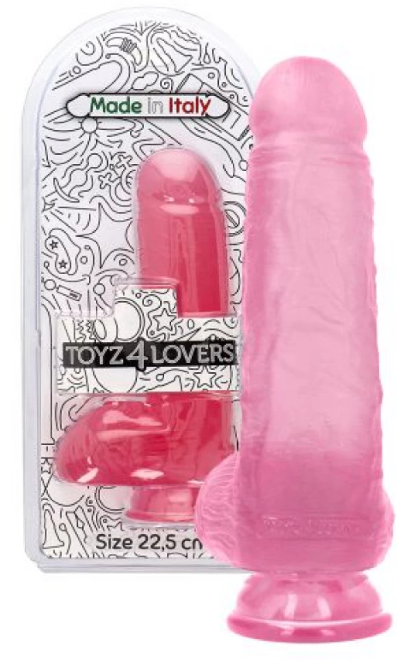 Ulisse Transparent pink Dildo