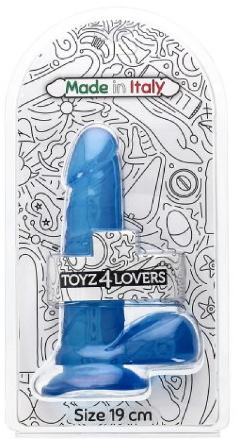 Emilio transparent blue Dildo