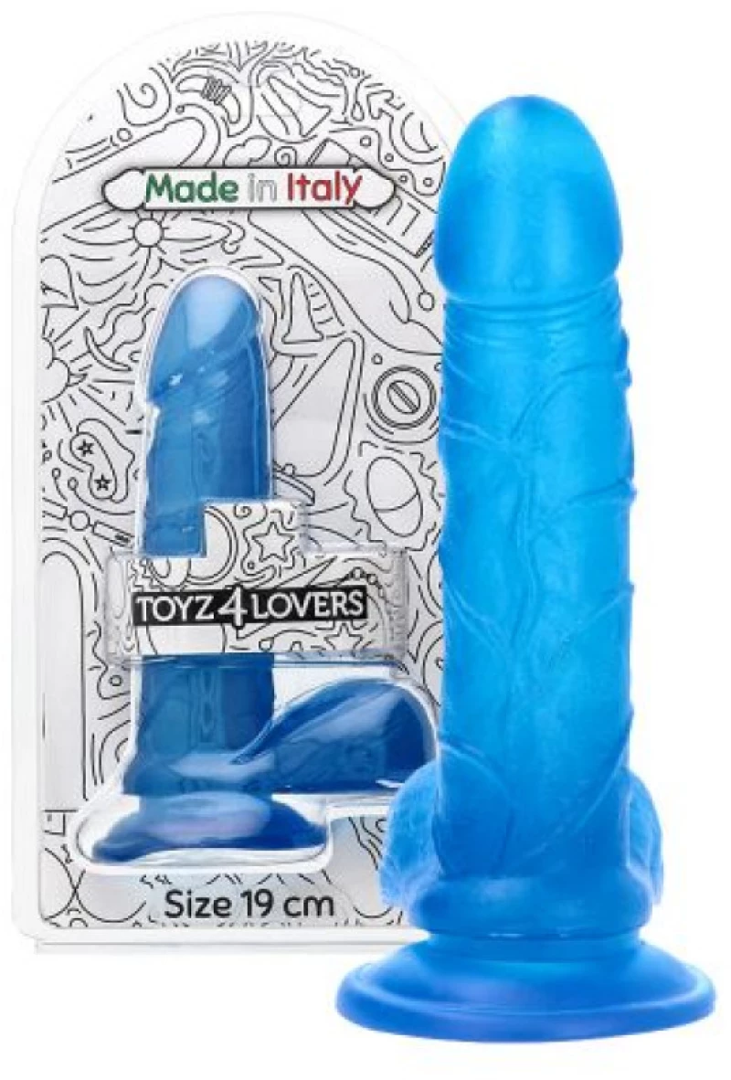 Emilio transparent blue Dildo