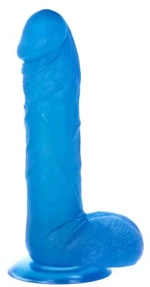 Lucio Transparent Blue Dildo