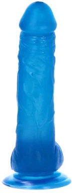 Lucio Transparent Blue Dildo