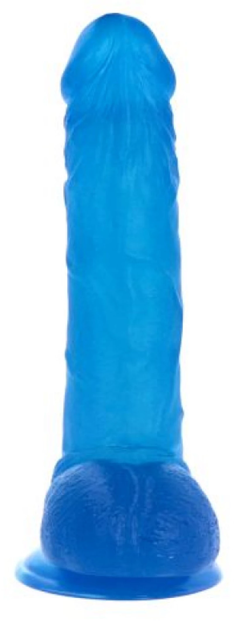 Lucio Transparent Blue Dildo