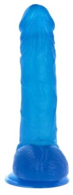 Lucio Transparent Blue Dildo