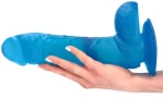 Lucio Transparent Blue Dildo