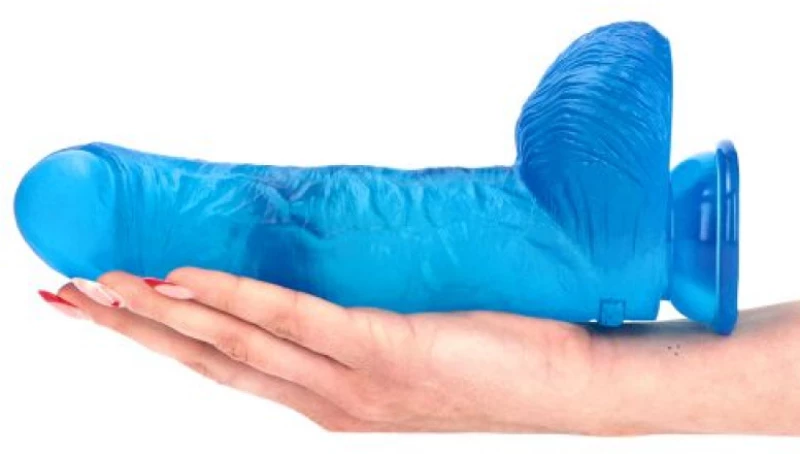 Achille transparent blue Dildo